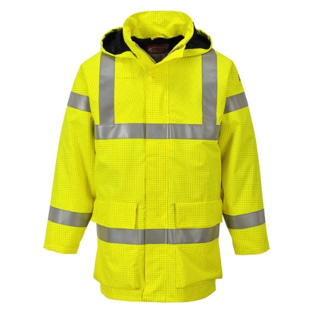 Obrázok z Portwest S774 Reflexná bunda Bizflame Rain Hi-Vis Multi Lite žltá
