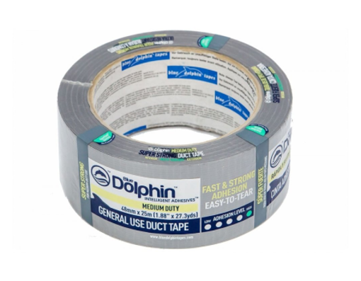 Obrázok z DOLPHIN Duct Tape Univerzálna lepiaca textilná páska 25 m