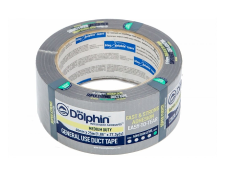 Obrázok z DOLPHIN Duct Tape Univerzálna lepiaca textilná páska 50 m