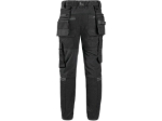 Obrázok z CXS LEONIS Pracovné nohavice čierne so šedými doplnkami