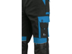 Obrázok z CXS SIRIUS BRIGHTON Montérkové nohavice s trakmi čierno-modré
