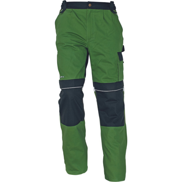 Obrázok z Australian Line STANMORE Pracovné nohavice do pása zelená/čierna