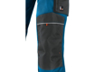 Obrázok z CXS SIRIUS TRISTAN Pracovné nohavice s trakmi modro-šedé