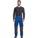 Obrázok z FF CARL BE-01-003 Pracovné nohavice do pása modré