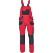 Obrázok z FF CARL BE-01-004 Pracovné nohavice s trakmi červené
