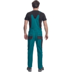 Obrázok z FF CARL BE-01-004 Pracovné nohavice s trakmi zelené