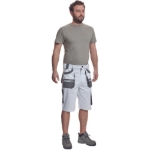 Obrázok z FF CARL BE-01-009 Pracovné šortky biele