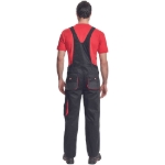 Obrázok z FF HANS Pracovné nohavice s trakmi čierne