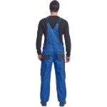 Obrázok z FF HANS Pracovné nohavice s trakmi modré