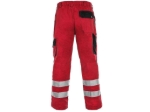 Obrázok z CXS LUXY BRIGHT Pracovné nohavice do pásu červeno / čierne