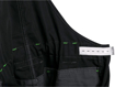 Obrázok z CXS SIRIUS TRISTAN Pracovné nohavice s trakmi šedo-zelené skrátené
