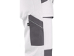 Obrázok z CXS LUXY JOSEF Pracovné nohavice do pása bielo / šedá