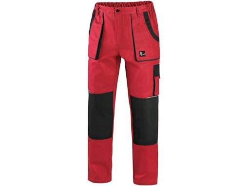 Obrázok z CXS LUXY JOSEF Pracovné nohavice do pása červeno / čierna