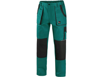 Obrázok z CXS LUXY JOSEF Pracovné nohavice do pása zeleno / čierna