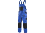 Obrázok z CXS LUXY MARTIN Pracovné nohavice s trakmi zimné modro / čierne