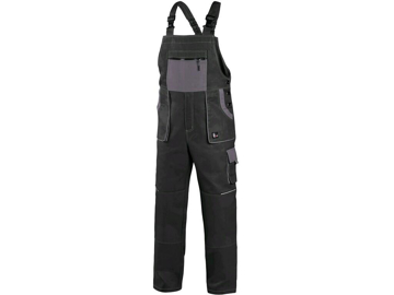 Obrázok z CXS LUXY ROBIN Pracovné nohavice s trakmi čierno / šedé