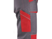 Obrázok z CXS LUXY ROBIN Pracovné nohavice s trakmi šedo / červená