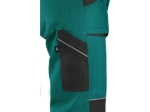 Obrázok z CXS LUXY ROBIN Pracovné nohavice s trakmi zeleno / čierne