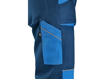 Obrázok z CXS LUXY ROBIN Pracovné nohavice s trakmi modro / modré