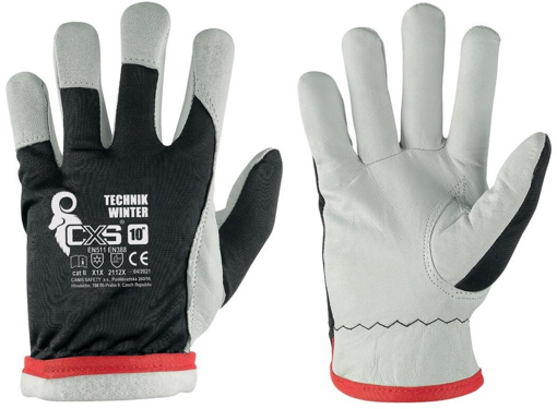 Obrázok z CXS TECHNIK WINTER Pracovné kombinované rukavice zimné 12 párov