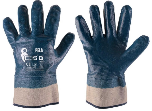 Obrázok z CXS PELA Pracovné polomáčané rukavice 12 párov