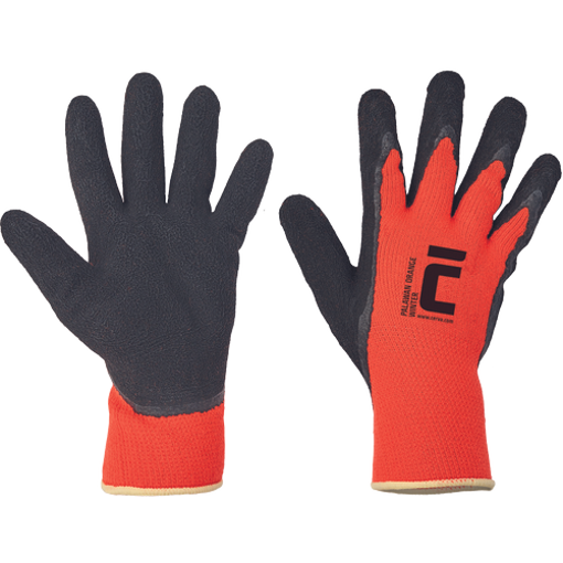 Obrázok z Cerva PALAWAN WINTER Pracovné rukavice zimné HV oranžové 12 párov
