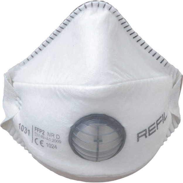 Obrázok z REFIL 1031 Respirátor FFP2 tvarovaný s ventilom 10 ks