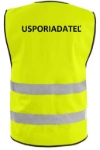 Obrázok z Reflexná vesta žltá + LOGO: USPORIADATEĽ 