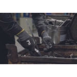 Obrázok z Cerva GRAJA BLACK Pracovné protirezné rukavice 12 párov