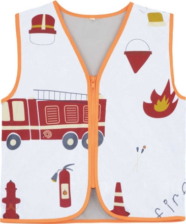 Obrázok z Korntex ACTION Detská bezpečnostná vesta silver/​fire department