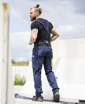 Obrázok z ARDON®4Xstretch® Pracovné nohavice s trakmi tmavo modré