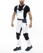 Obrázok z ARDON®4Xstretch® Pracovné nohavice s trakmi biele