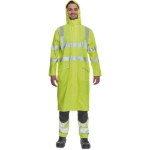 Obrázok z Cerva SIRET HV reflexný plášť do dažďa žltý