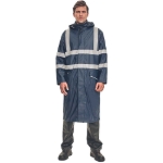 Obrázok z Cerva SIRET HV Reflexný plášť do dažďa modrý