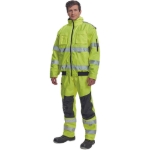 Obrázok z Cerva Clovelly pilot bunda HV žltá Reflexná bunda zimná 