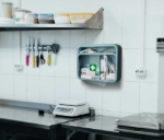 Obrázok z Nástenná lekárnička presklená NL3 modrá