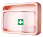 Obrázok z Nástenná lekárnička presklená NL3 růžová