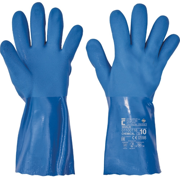 Obrázok z Cerva NIVALIS Pracovné chemické rukavice