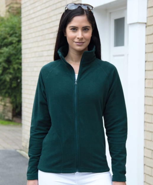 Obrázok z Result Dámska mikroflísová mikina zelená
