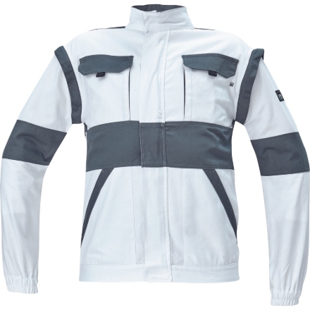 Obrázok z Cerva MAX NEO Pracovná montérková bunda 2v1 bielo / sivá 