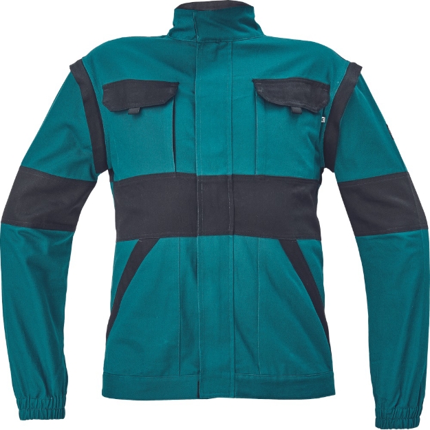 Obrázok z Cerva MAX NEO Pracovná montérková bunda 2v1 zeleno / čierná