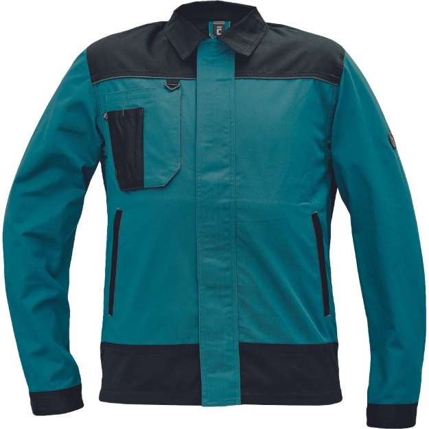 Obrázok z Cerva CREMORNE Pracovná bunda petrolejová 