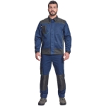 Obrázok z Cerva CREMORNE Pracovná bunda tm. modrá