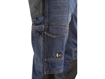 Obrázok z CXS Nimes I Pánske pracovné nohavice jeans do pása modro-čierne