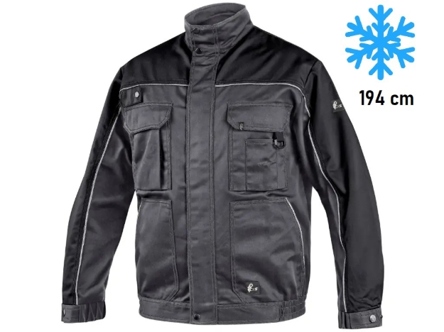 Obrázok z CXS ORION OTAKAR Montérková blúza zimná predĺžená šedo / čierna 