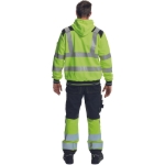 Obrázok z Cerva KNOXFIELD HVPS Reflexná mikina s kapucňou žltá