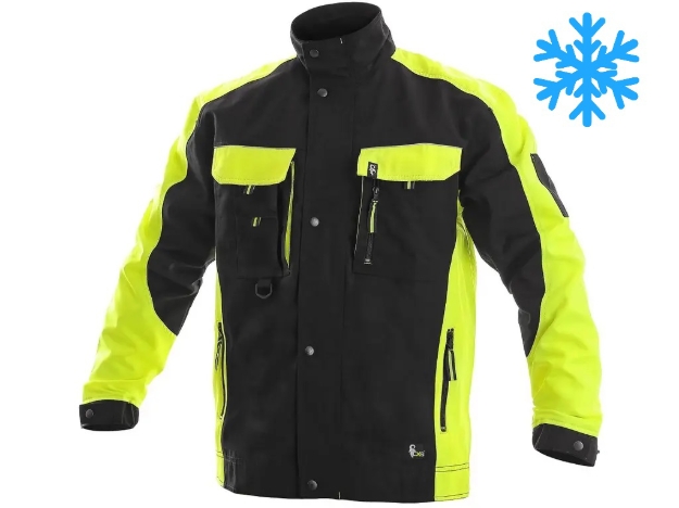 Obrázok z CXS SIRIUS BRIGHTON Montérková blúza zimná čierno-žltá 