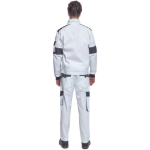 Obrázok z Cerva MAX SUMMER Pracovná montérková bunda bielo / šedá 