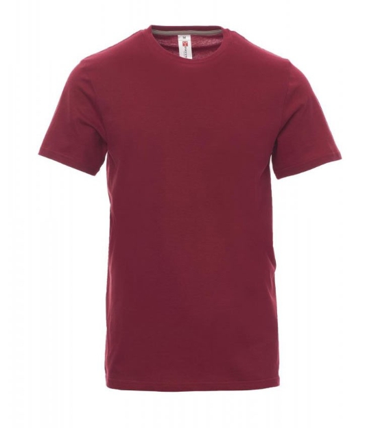 Obrázok z PAYPER SUNSET Pánske tričko 155 g/m² bordové