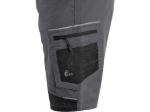 Obrázok z CXS SOLIS FLEX Pracovné kraťasy šedo-čierne